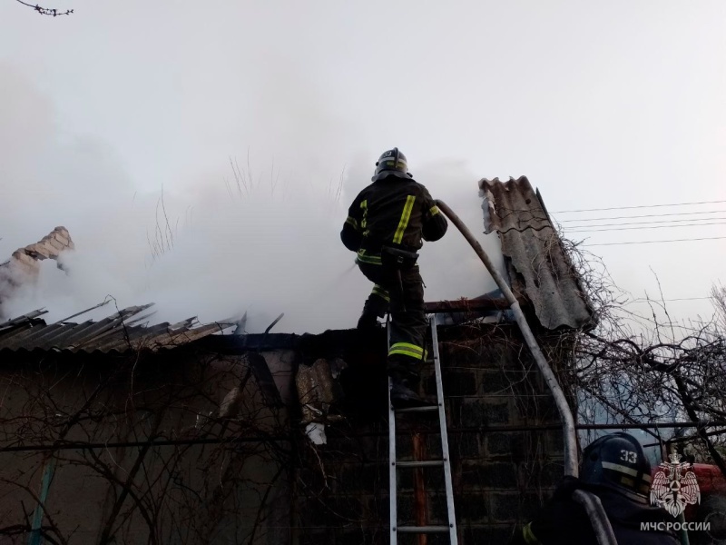 В Каменско-Днепровском районе на пожаре погиб мужчина