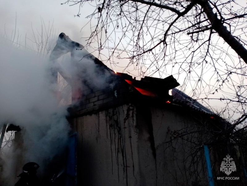 В Каменско-Днепровском районе на пожаре погиб мужчина