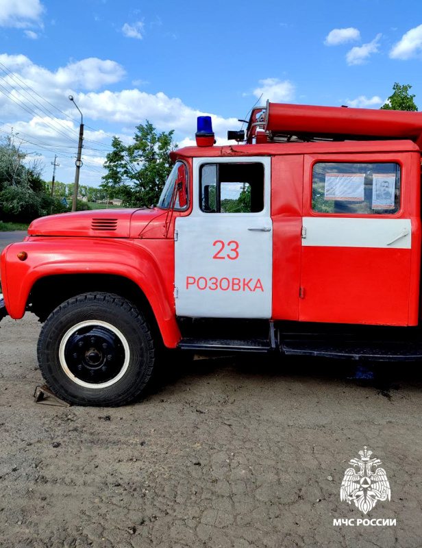 В память о героях Великой Отечественной войны сотрудники МЧС России по Запорожской области приняли участие в патриотической акции «Бессмертный автополк»