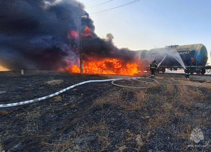 Пожар на железнодорожной станции в Черниговском районе успешно ликвидирован сотрудниками МЧС России